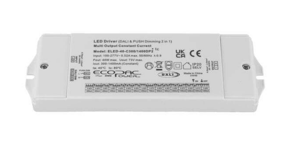 40W Dali Dimmable Driver Constant Current suitable Marker/Niche Light Range