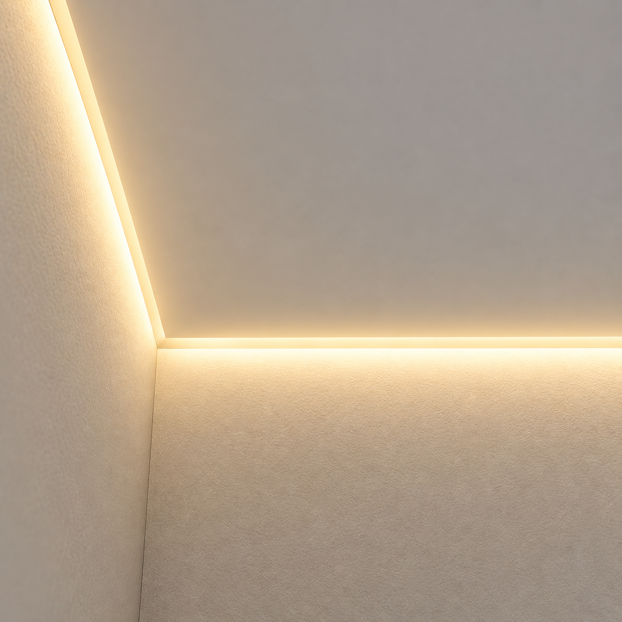 
                  
                    85.5 x 56.7mm Plaster-In Cove Profile White with Opal PC Diffuser - 2m - Internal Width 21.3mm
                  
                
