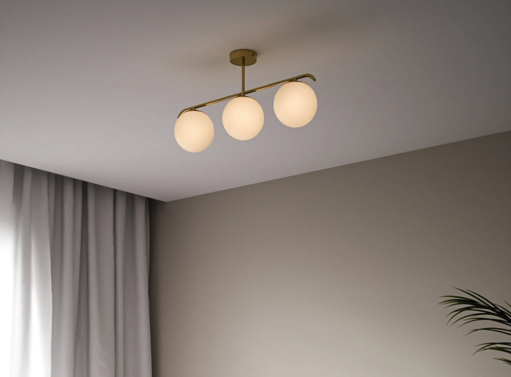 Fergus Ceiling Light  - Brass