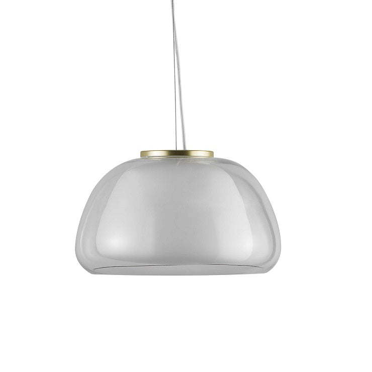 
                  
                    Darlene - E27 Jelly Pendant Art Deco and Classic Style with Simple Shape, Inviting Glass Expression, and Gracious Brass Top, Perfect for Dining Rooms
                  
                