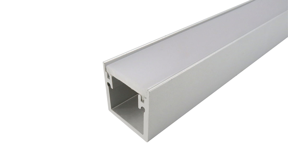 2 Metres IP65 Walk Over Recessed Profile W20 x D20 Include End Caps ...