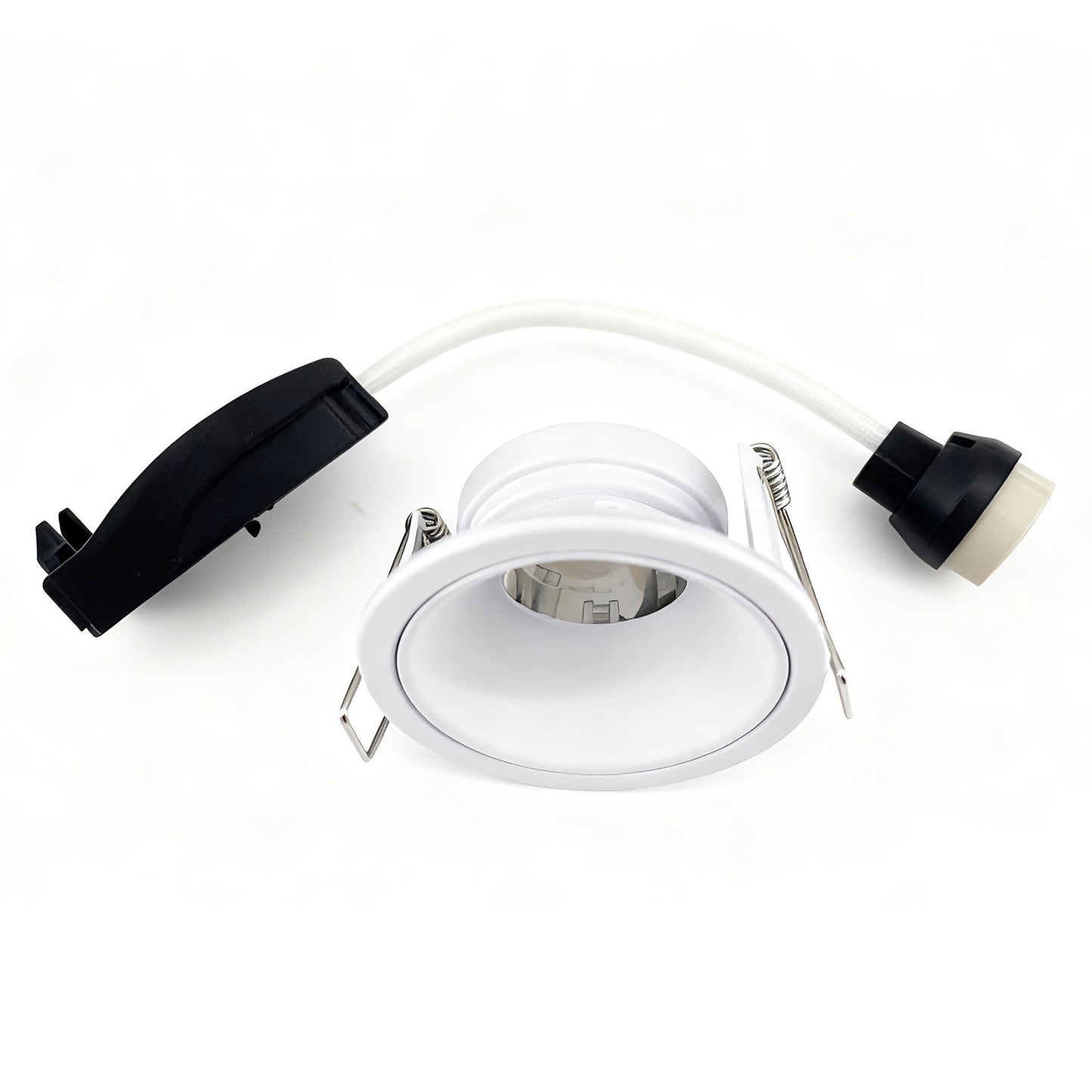 
                  
                    Banbury Low Glare Fire Rated IP65 Fixed Downlight, Includes GU10 Socket and Push fit Junction Box
                  
                