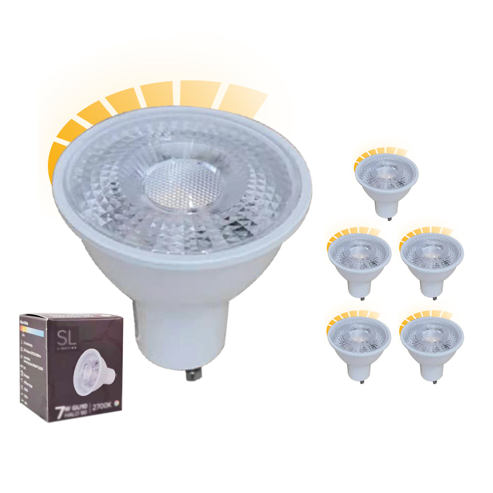 
                  
                    SL Lighting GU10 7W Dimmable LED Bulb, Dimmable GU10, Dimmable LED Lamp
                  
                