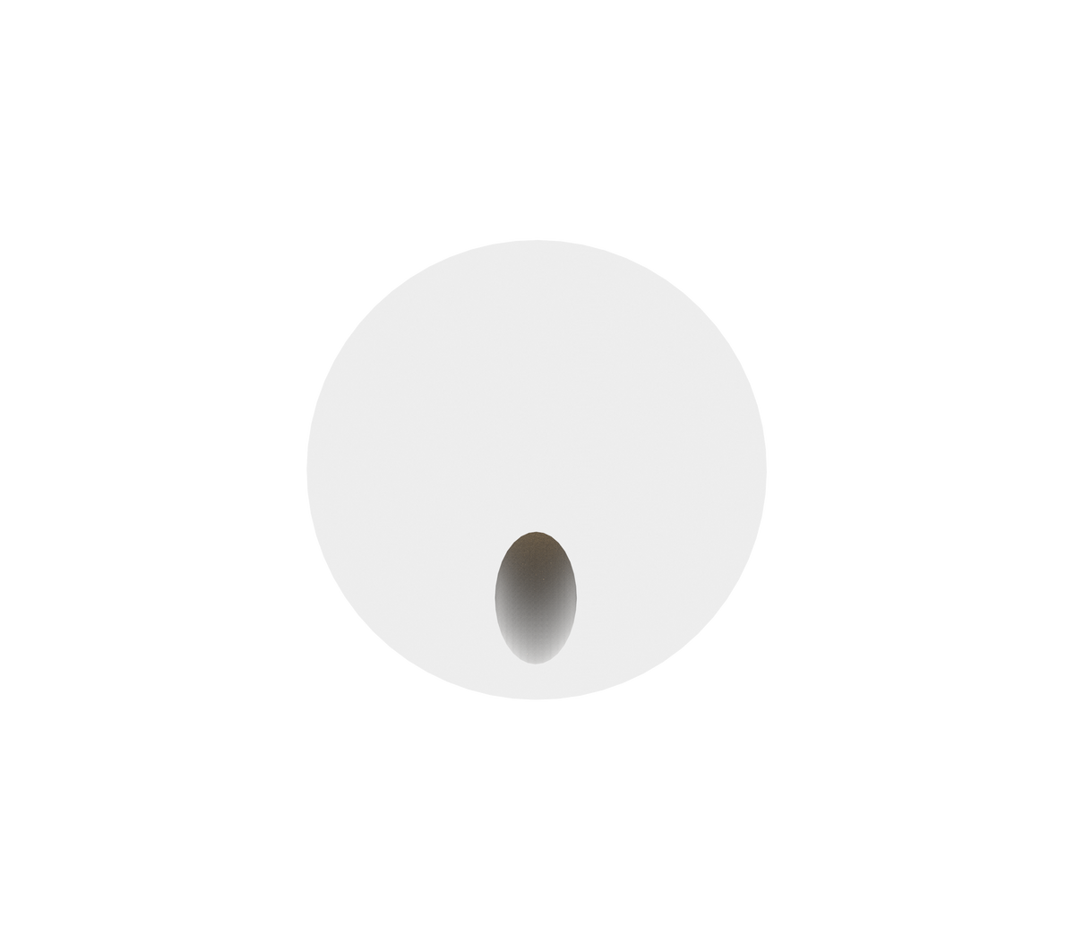 3W Mia Round Low Level Wash Recessed Step, Stair Light White (Non Dimm ...