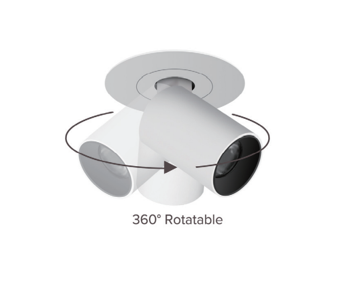 
                  
                    5W Enzo Recessed LED Adjustable/ Rotatable/Tiltable Spotlights, Downlight (Driver included)
                  
                