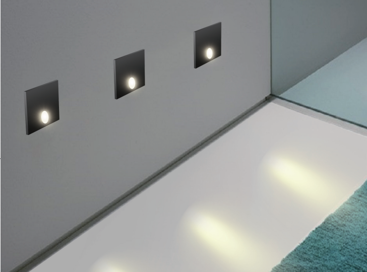 3W Mia Low Level Wash Light Gold (Non Dimmable Driver Included)