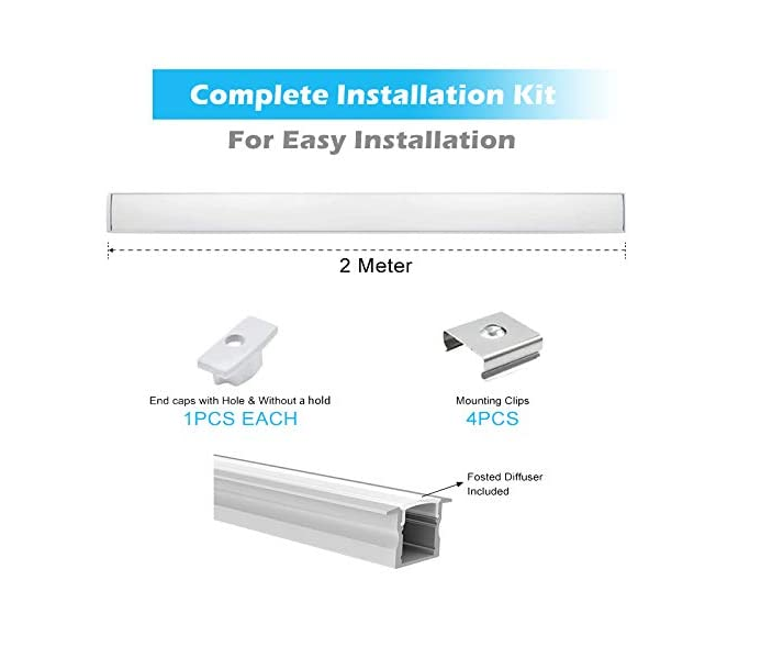 Led strip best sale diffuser 2m